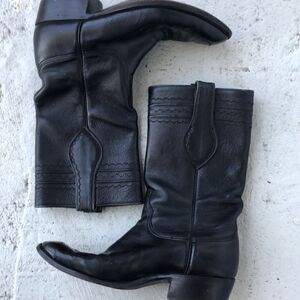 Vintage Lucchese Classics Handmade Brown Leather Western Boots Women’s